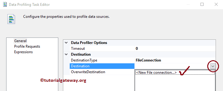 Destination Connection