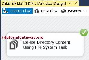 Delete Directory Content Using File System Task in SSIS 8