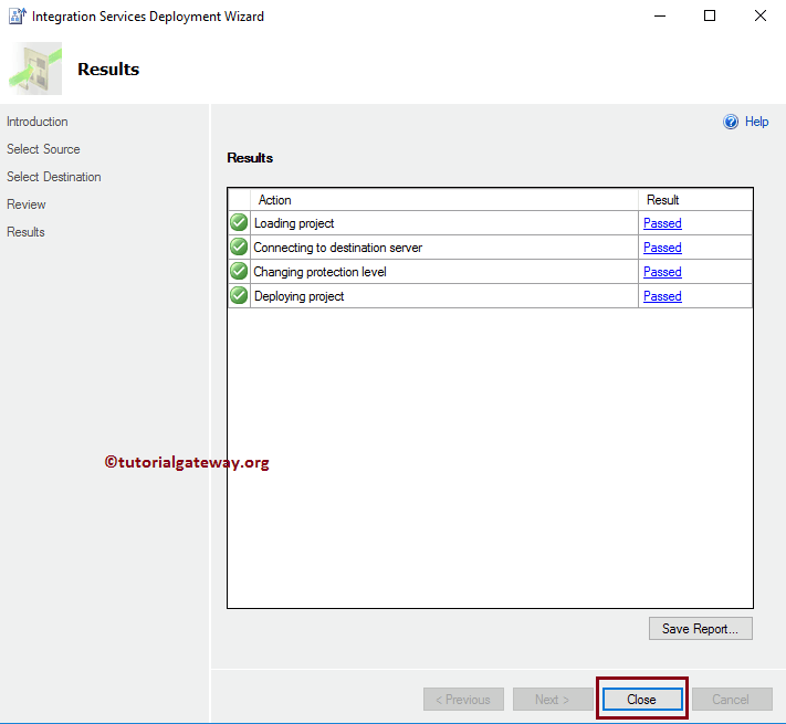 SSIS Project Deployment Using SQL Deployment Wizard 11