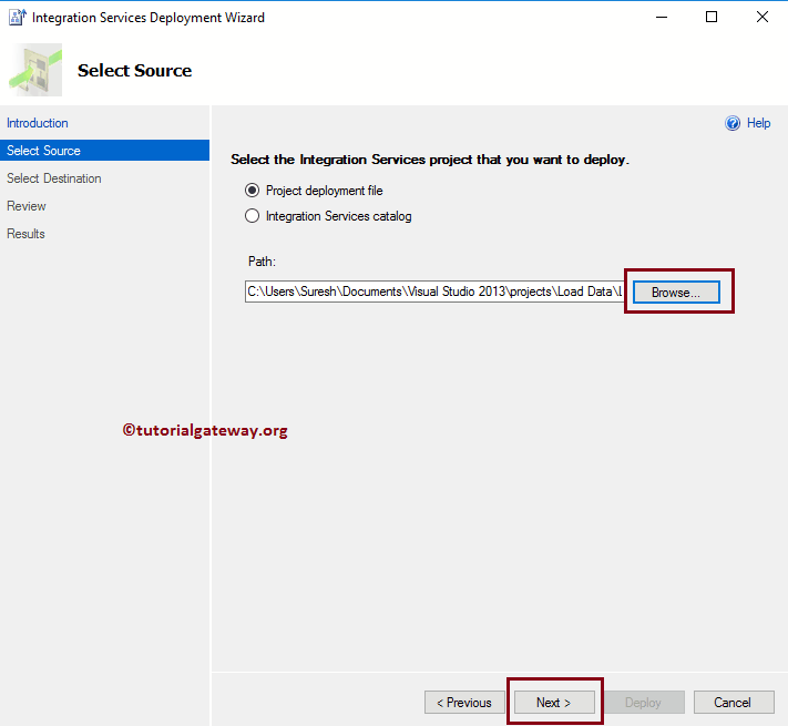 Click the browse button 6