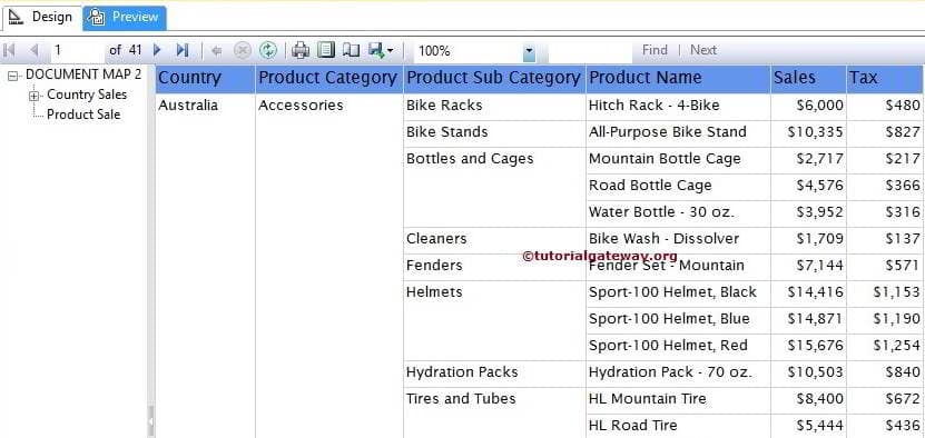 Document Map report 14