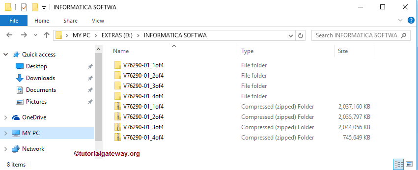 Extract the zip files 16