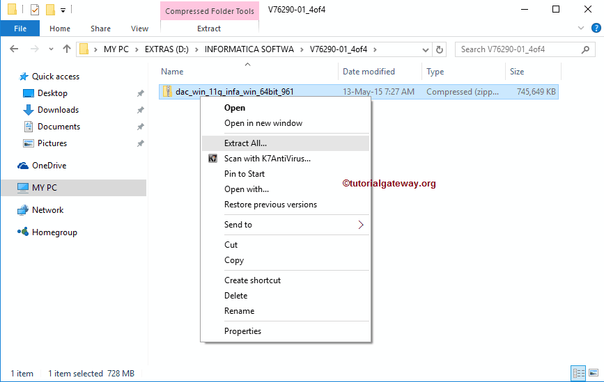 Extract Download Informatica Software Zip File 17