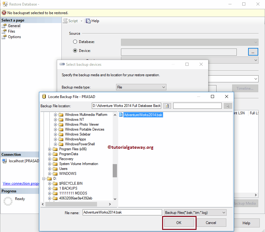 Download and Install AdventureWorks Database 9