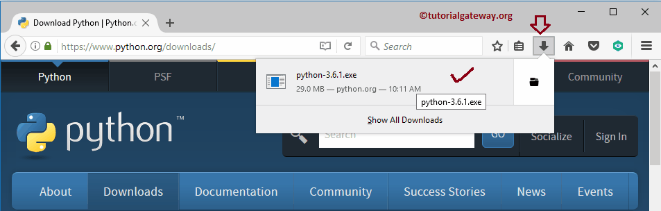 Save the Latest Version Exe File to Local Hard drive 3
