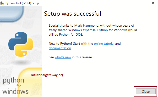 Download and Install Python on windows 10 8