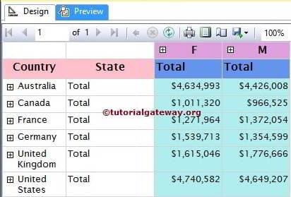 Drill Down Matrix preview 10