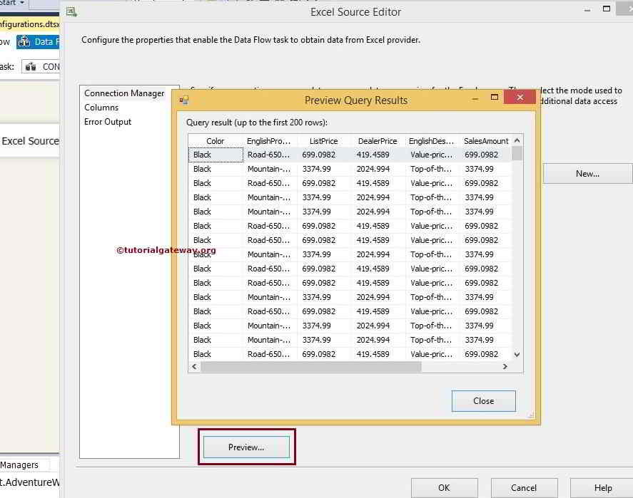 EXCEL Source in SSIS 7