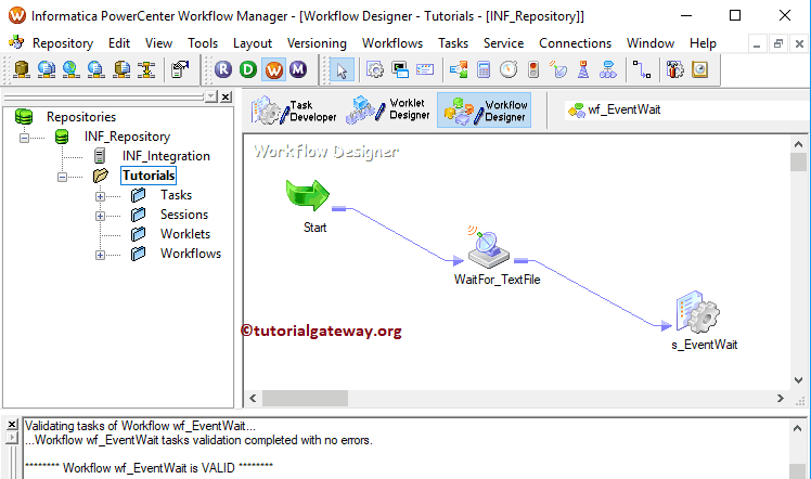 Event Wait Task in Informatica 19