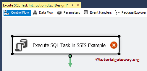 Execute SQL Task in SSIS Example 2