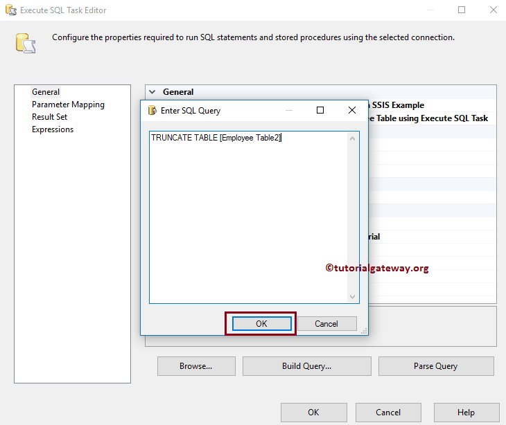 Execute Truncate Table Query 8