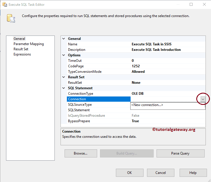 Create aNew Connection to Sever
