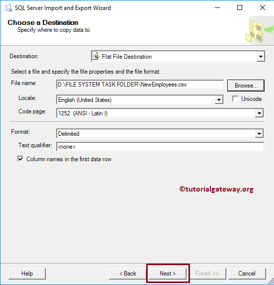 Export Data From SQL to CSV 16