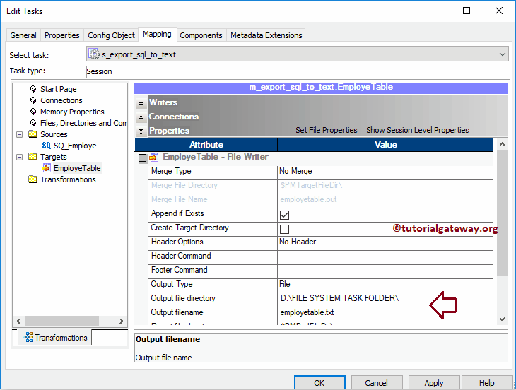 Export Data from SQL Server to Flat File in Informatica 35