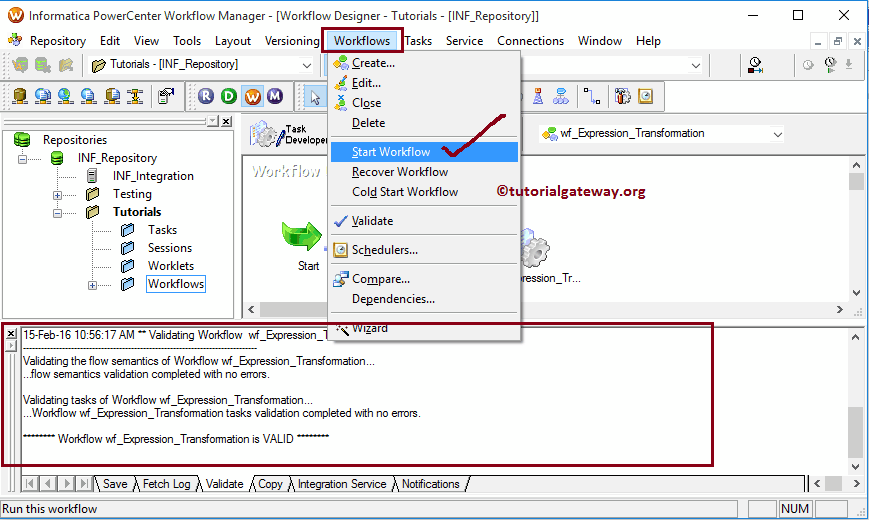 Expression Transformation in Informatica 14
