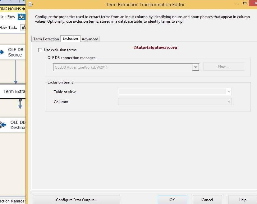 Extract Nouns and Noun Phrase using Term Extraction Transformation 6