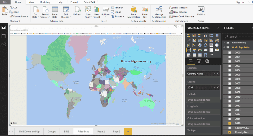 Filled Map in Power BI 3