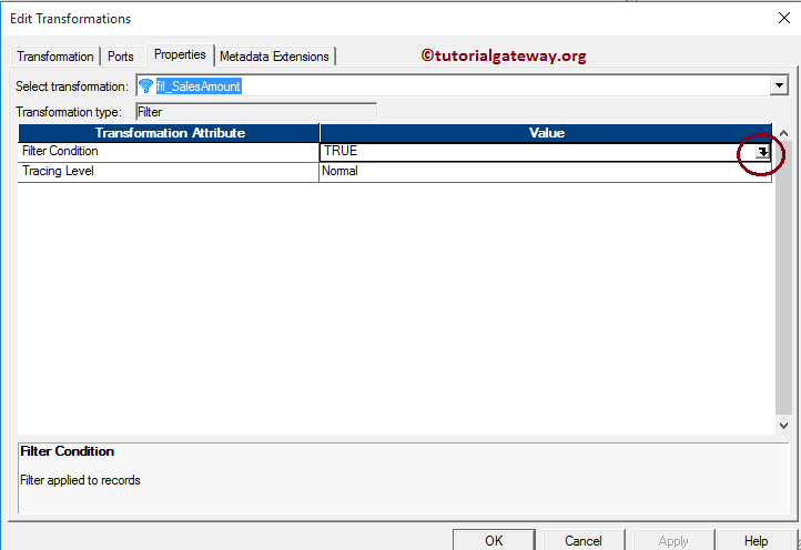 Filter Transformation 11