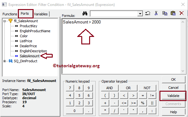 Filter Transformation in Informatica 13