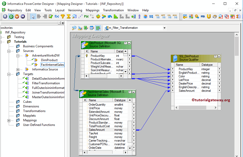 Filter Transformation in Informatica 5