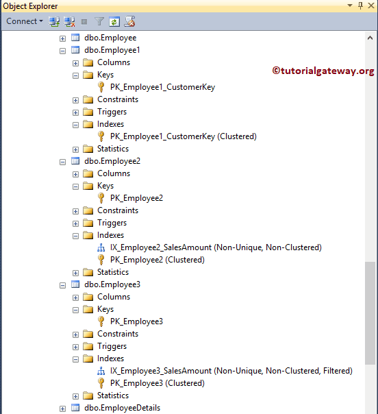 View in Object Explorer  7
