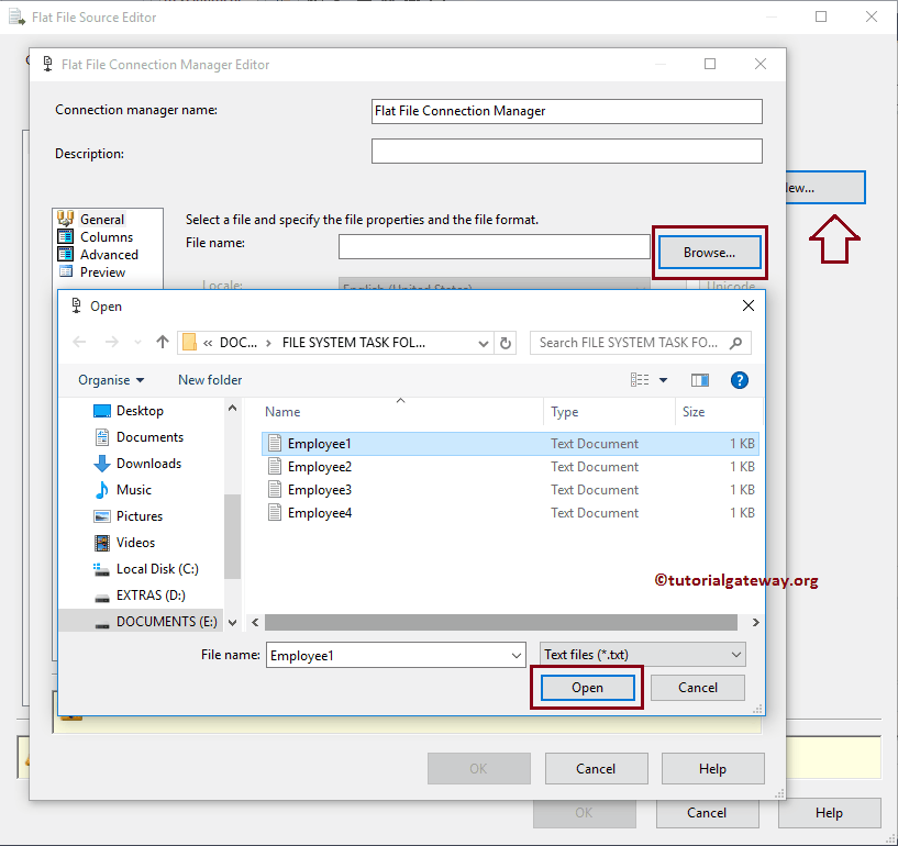 Flat File Connection Manager