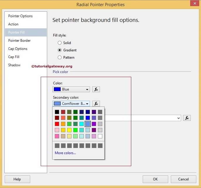 Format Gauge Pointer Color 8