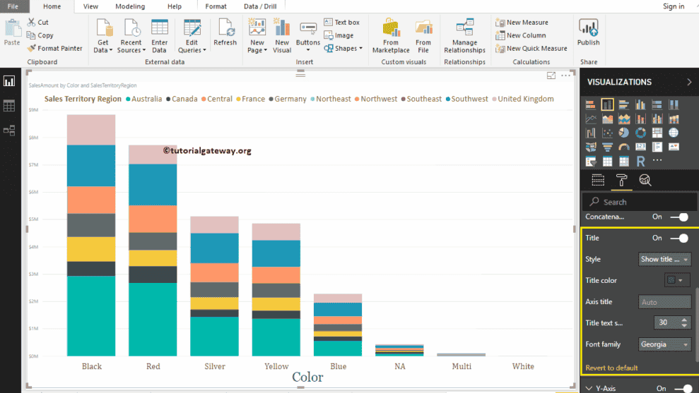 Format Stacked Column Chart 4