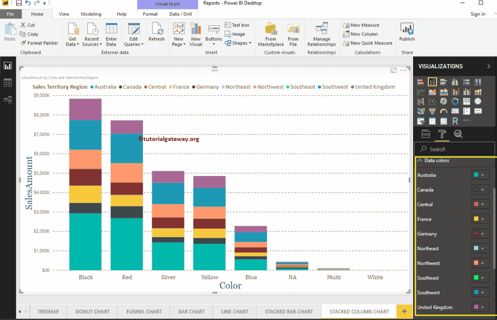 Format Stacked Column Chart 7