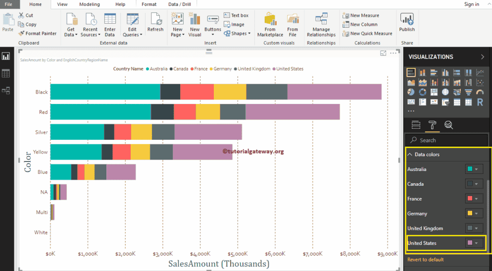 Format Stacked Bar Chart in Power BI 7