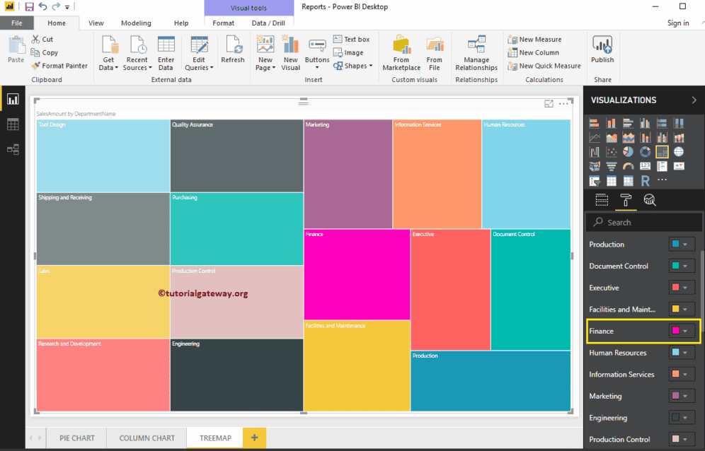 Format Tree Map in Power BI 2