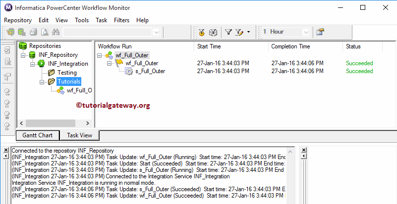 Full Outer Join in Informatica 16