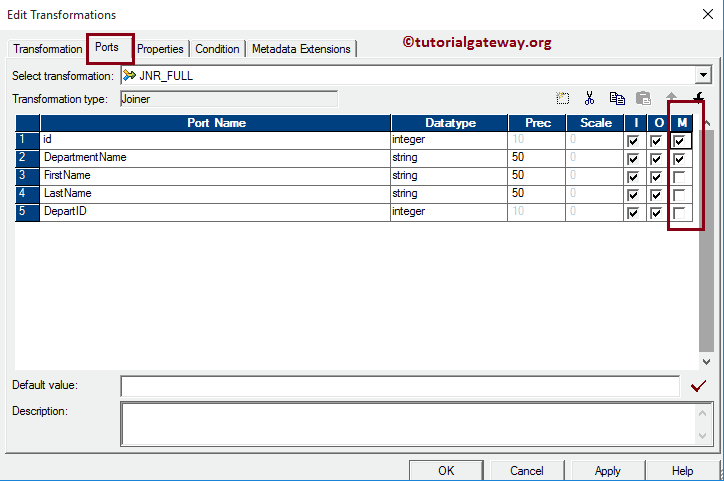 Full Outer Join in Informatica 8