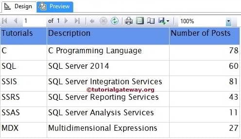 Table report preview 3