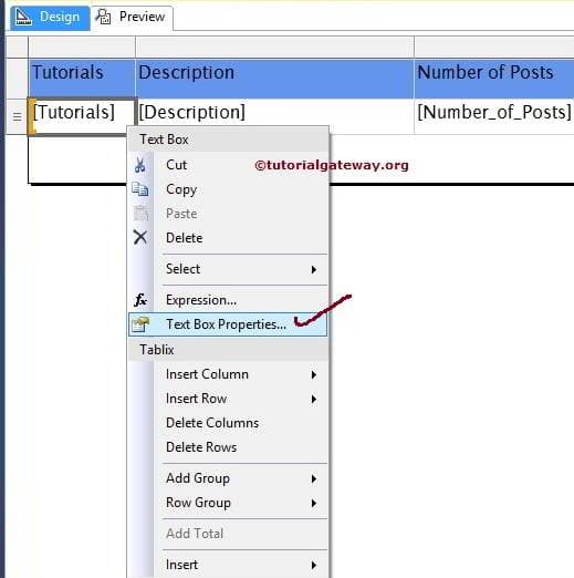 Text Box Properties 4