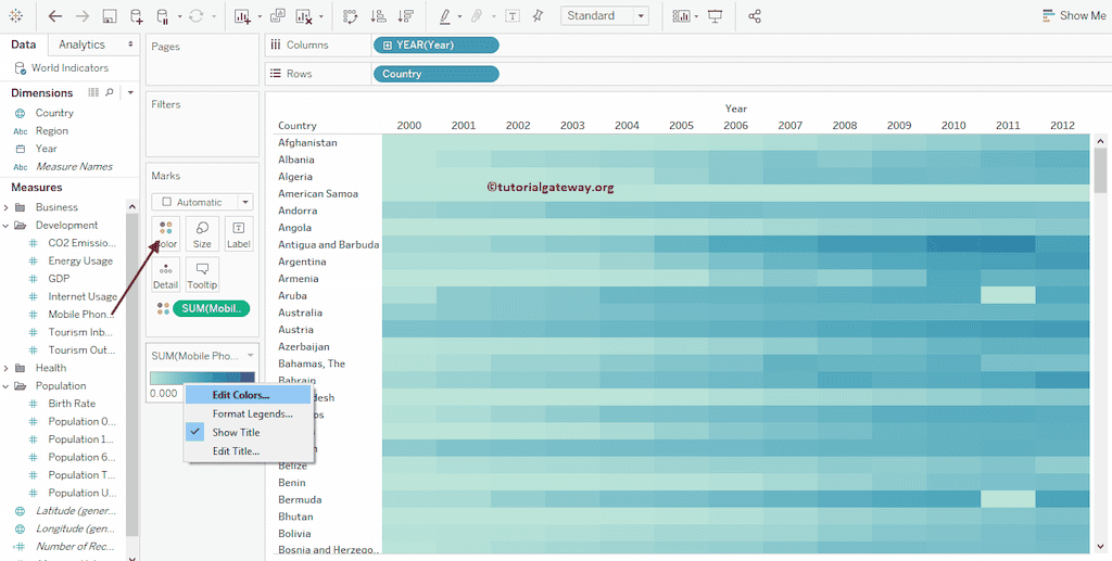 Create a Highlight Table 1