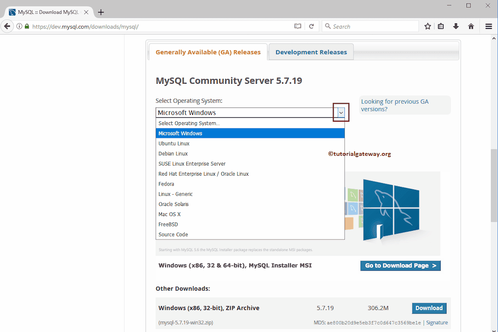 Choose the Operating System 5
