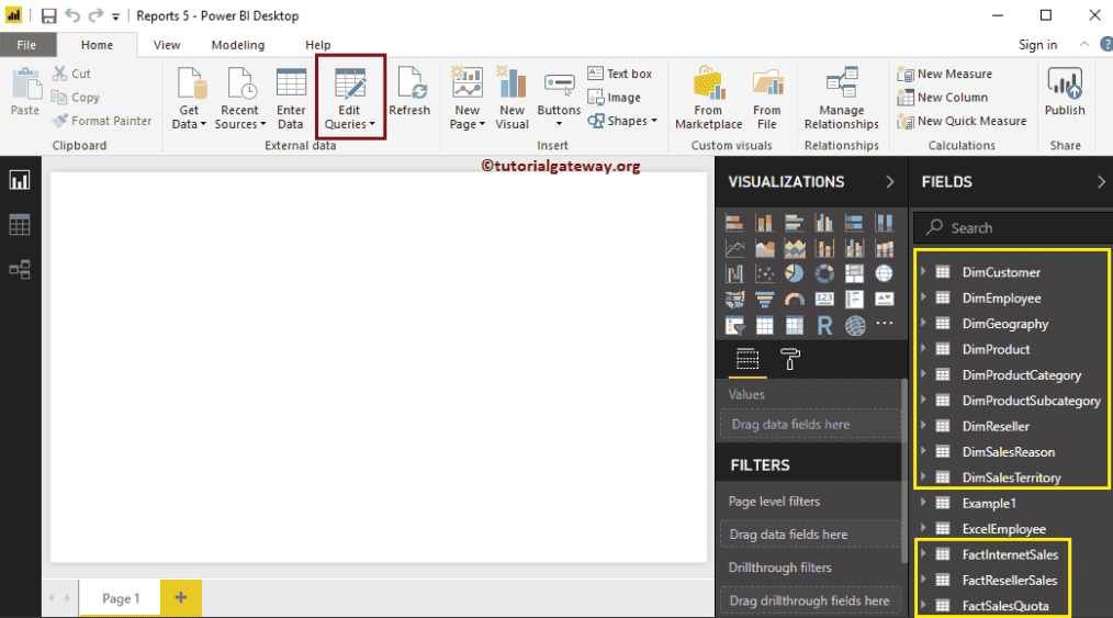 Click the Edit Queries button