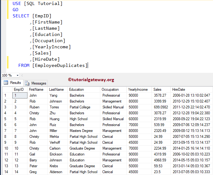 View Employee Records 6
