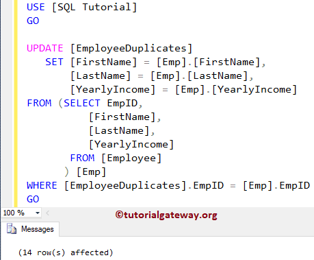 How to UPDATE from SELECT 9
