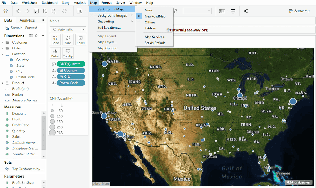 How to use Mapbox Maps as a Background Map in Tableau 15