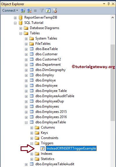 INSTEAD OF INSERT Triggers 2
