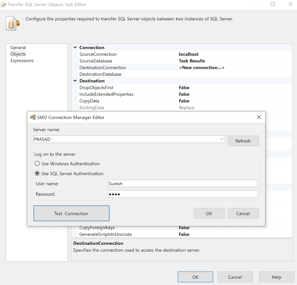 SSIS Copy Table Data from one SQL Instance to Another 5