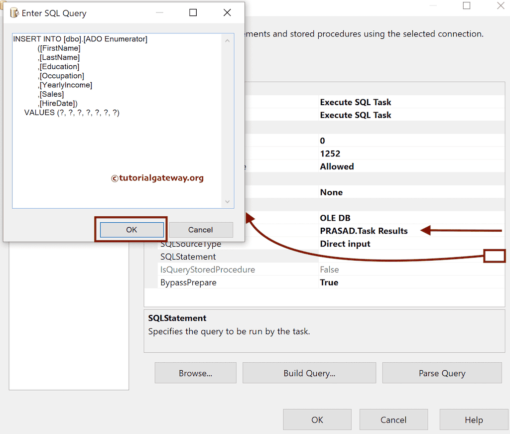 SQL Insert Statement