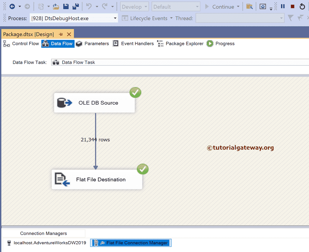Run the SSIS Foreach Loop Item Enumerator package