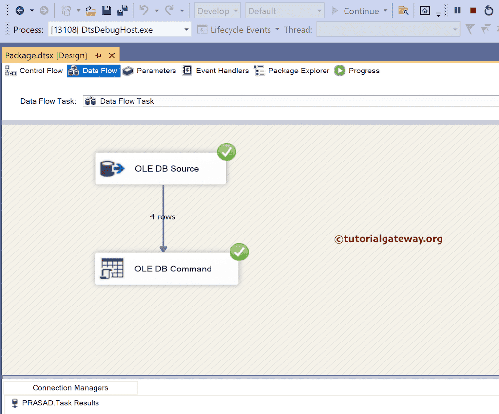 Run SSIS OLE DB Command calls Stored Procedure with Parameters