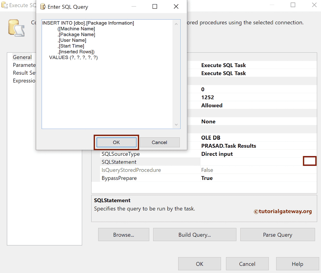 INSERT Into Statement