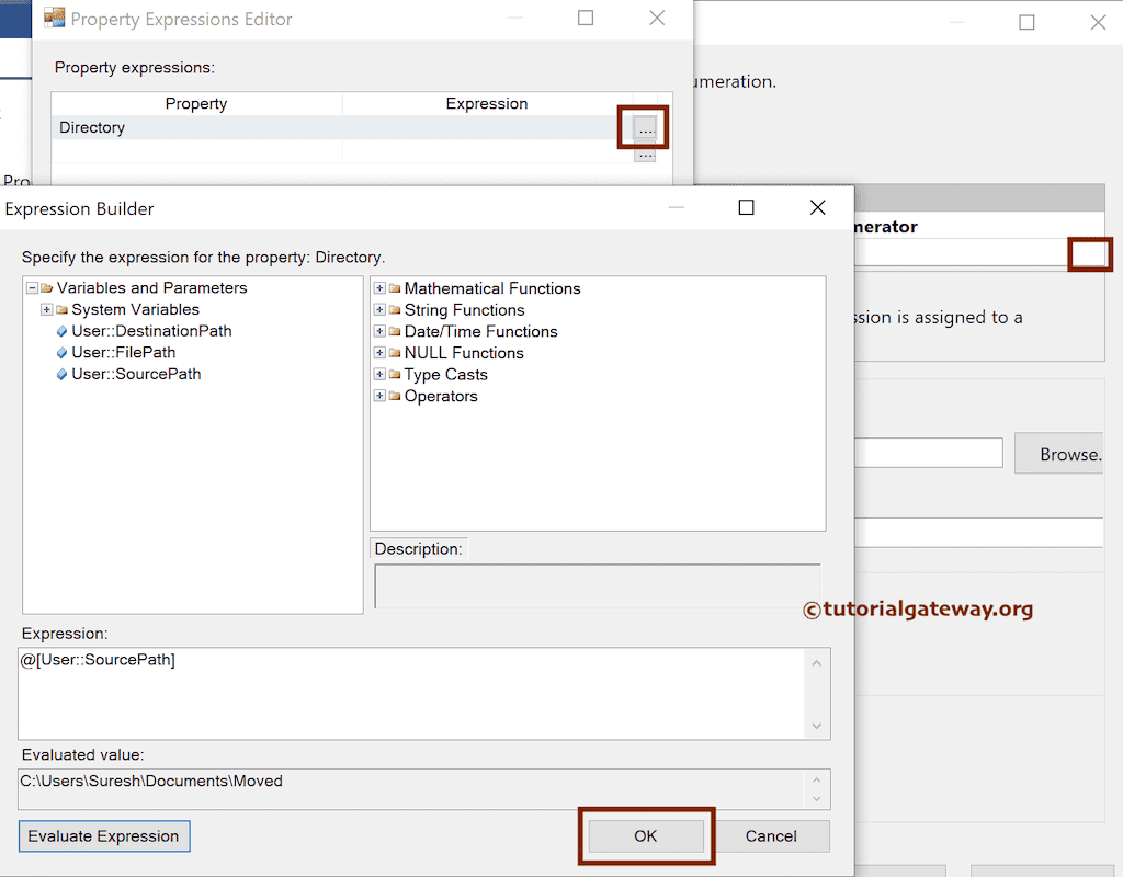 Property Expressions Editor