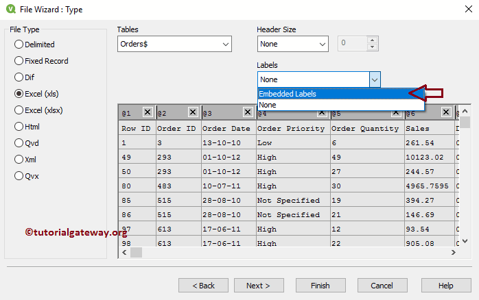 Import Data From Excel to QlikView 5