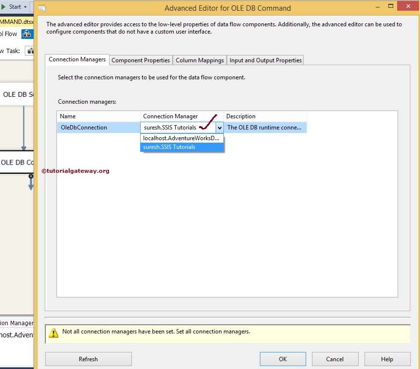 Inserting Data Using OLE DB Command Transformation in SSIS 5